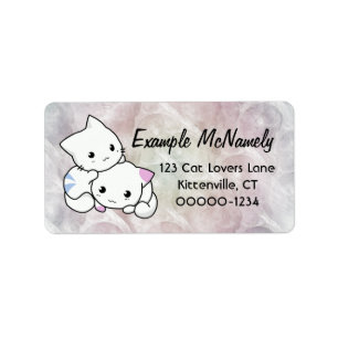 Adorable Kittens Label