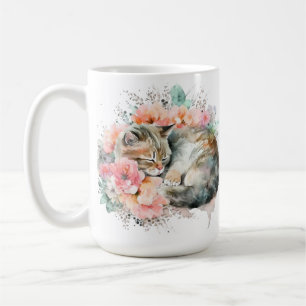 Adorable Kittens Line Ceramic Mug