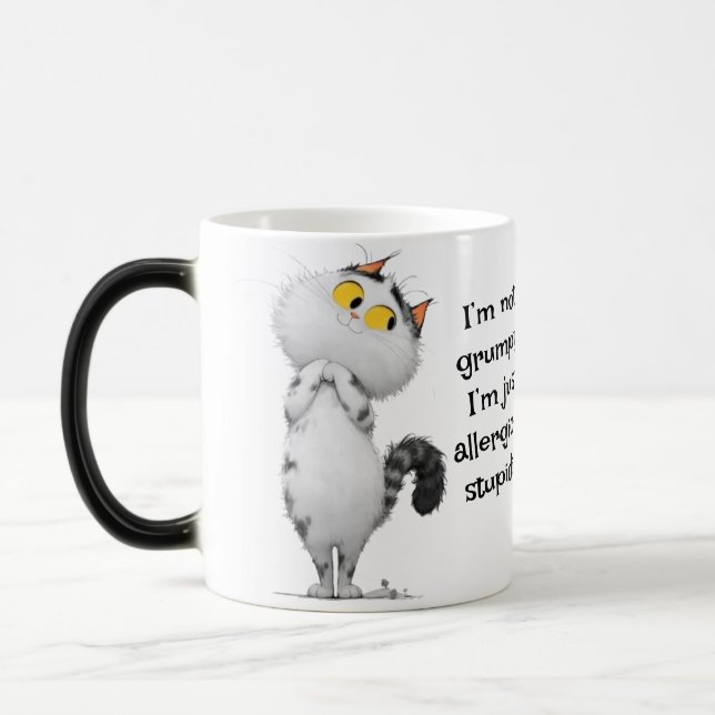 Adorable Kitty Coffee Mug - Purr-fectly Cute (Left)