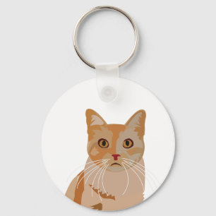 Adorable Kitty Cute Cat Key Ring