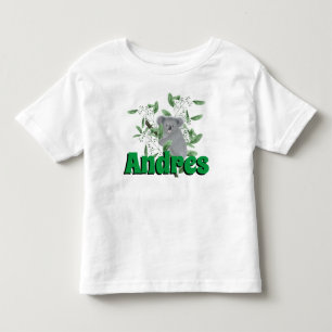 Adorable Koala Bear Climbing Eucalyptus Tree Toddler T-Shirt