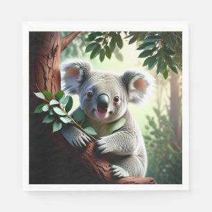 Adorable Koala Bear Napkin