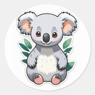 Adorable Koala Sticker - Cuddly Australian Icon