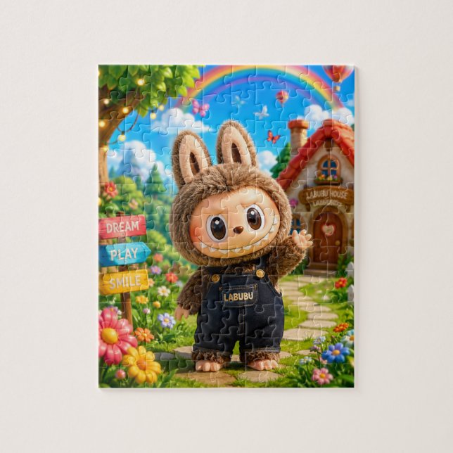 Adorable Labubu Kids Puzzle (Vertical)