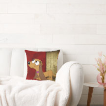 Adorable Lady Dachshund Decorative Accent