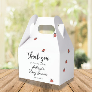 Adorable Ladybugs Baby Shower Favour Box