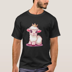 Adorable Lamb with Crown for a Royal Look T-Shirt