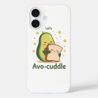 Adorable "Let's Avo-Cuddle" Food Pun