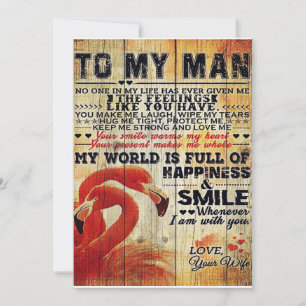 Adorable Letter To My Husband Lovely Gift Holiday Card