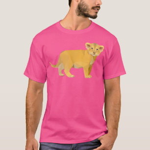 Adorable Lion Cub Triangular For Kid T-Shirt