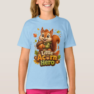 Adorable little acorn hero llustration – Kids Subl T-Shirt