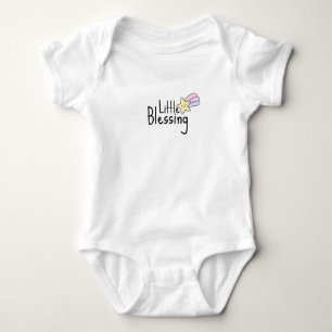 Adorable Little Blessing: Custom Cute Baby Bodysuit