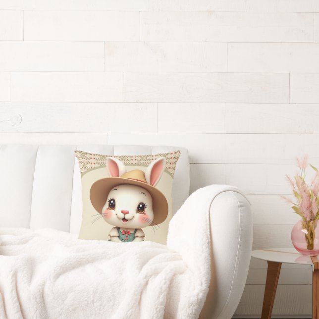Adorable Little Bunny Rabbit Cushion (Couch)