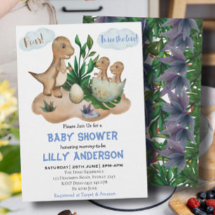 Adorable little Dinosaurs party! Roar! Baby Shower Invitation