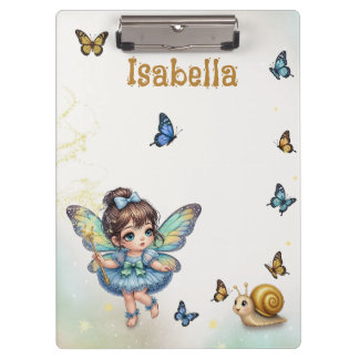 Adorable little fairy clipboard