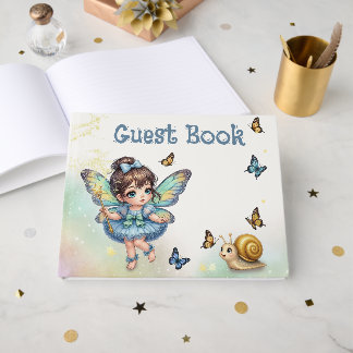 Adorable little fairy guest book