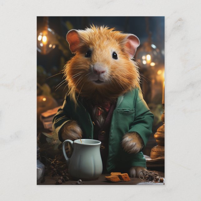 Adorable Little Guinea Pig Postcard (Front)