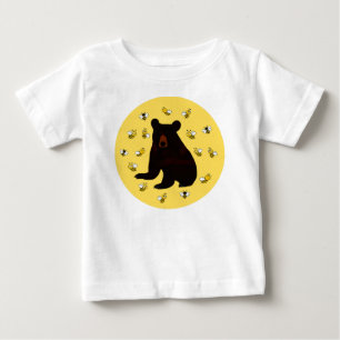 Adorable Little Honey Bee Bear Baby T-Shirt