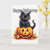 Adorable Little Kitty Cat Witch | Happy Halloween