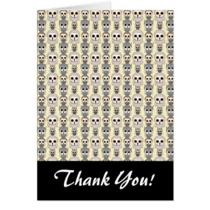 Adorable Little Owls Pattern on Light Yellow