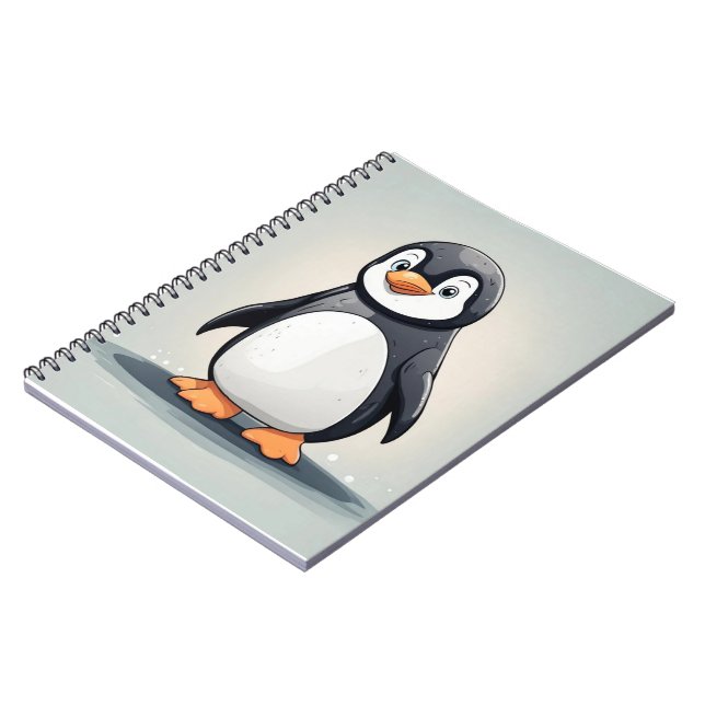 Adorable little penguin notebook (Left Side)