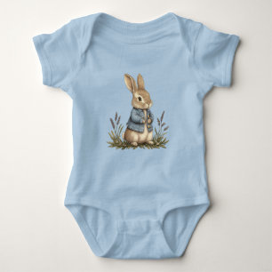Adorable Little Rudy the Rabbit Baby Bodysuit