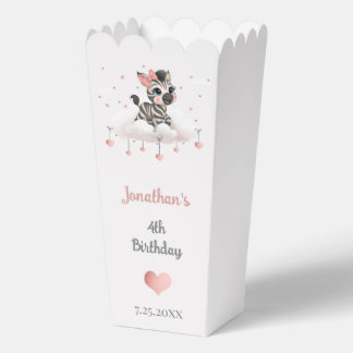 Adorable little zebra favour box
