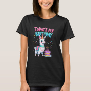 Adorable Llama Birthday T-Shirt