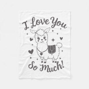 Adorable Llama Valentine Shirt Cute Retro Hearts S Fleece Blanket