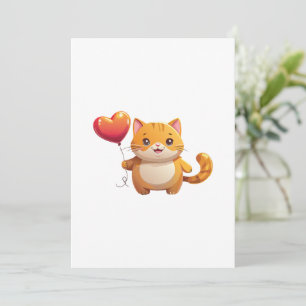 Adorable Love: Cute Valentine’s Day Animal Designs Holiday Card
