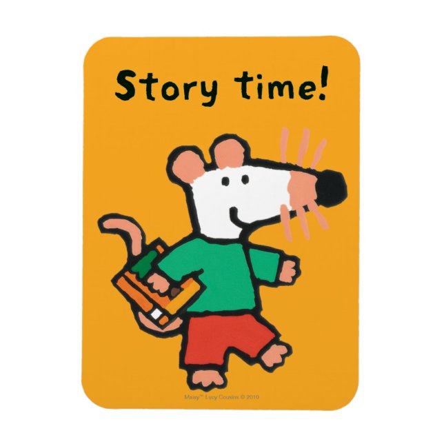 Adorable Maisy Loves to Read Magnet (Vertical)