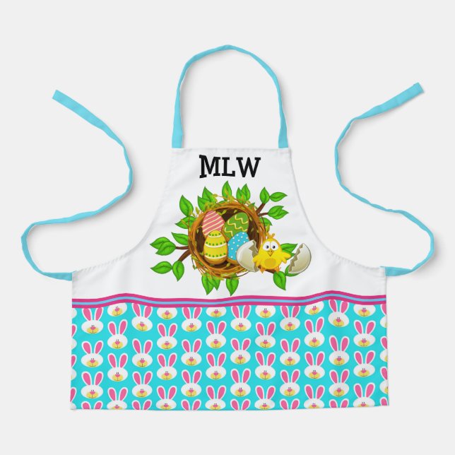 Adorable "Matching" Easter Apron (Front)