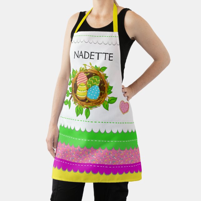 Adorable "Matching" SPRING Cookies Apron (Insitu)
