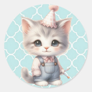 Adorable Meow-nificent sticker
