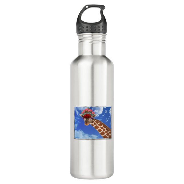 Adorable “Missy Giraffe” 710 Ml Water Bottle (Front)
