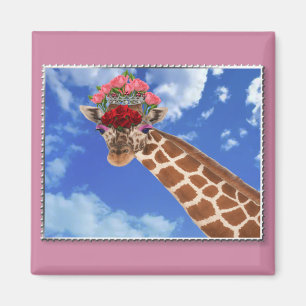 Adorable “Missy Giraffe” Magnet
