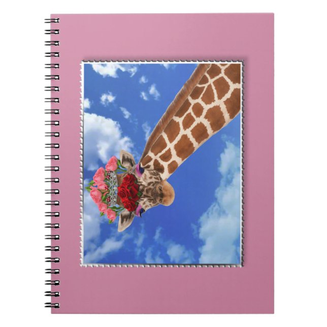 Adorable “Missy Giraffe” Notebook (Front)