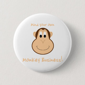 Adorable monkey pin
