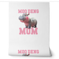 Adorable MOO DENG MOM Baby Hippo Mama Cutest Princ