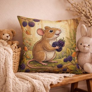 Adorable Mouse Forest Animals Cushion