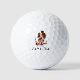 Adorable Mum and Daughter Bond (10) Golf Balls
