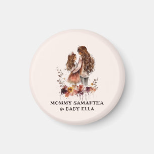 Adorable Mum and Daughter Bond (10) Magnet