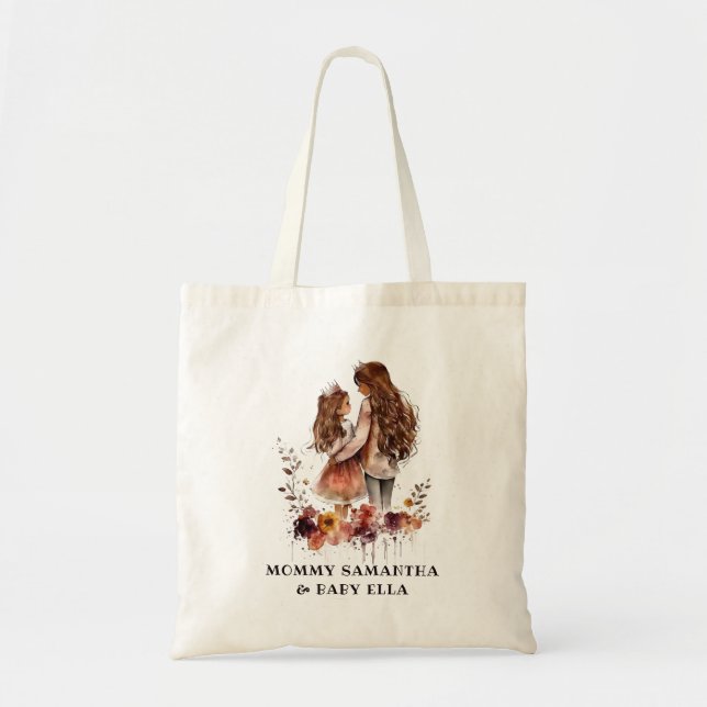 Adorable Mum and Daughter Bond (10) Tote Bag (Front)