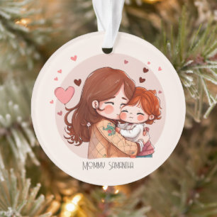 Adorable Mum and Daughter Bond (14) Ornament