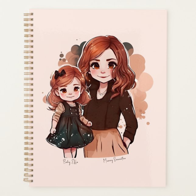 Adorable Mum and Daughter Bond (2) Planner (Front)
