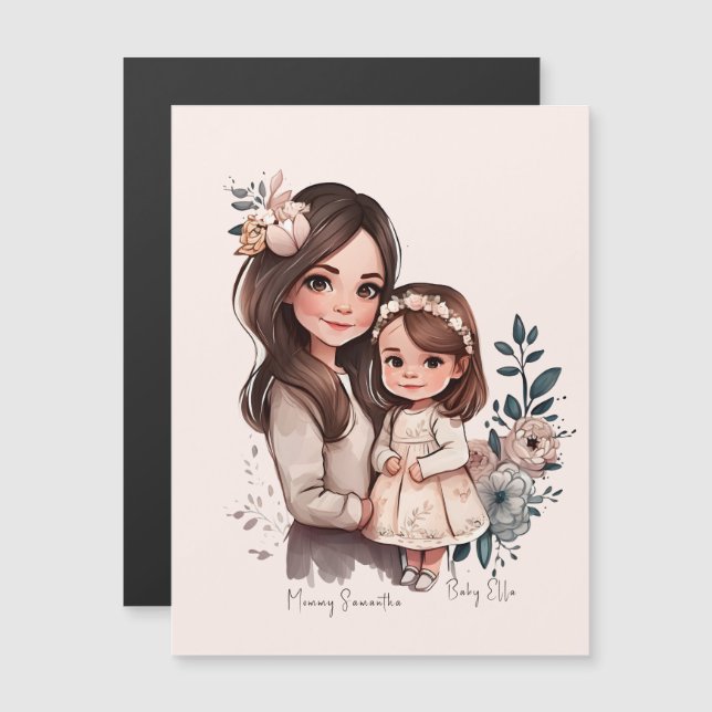 Adorable Mum and Daughter Bond (3) (Front/Back)