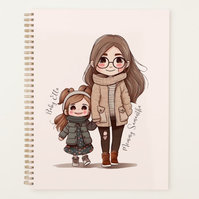 Adorable Mum and Daughter Bond (5) Planner (Front)