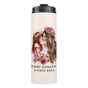 Adorable Mum and Daughter Bond (6) Thermal Tumbler