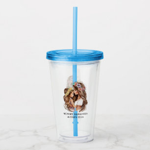 Adorable Mum and Daughter Bond (9) Acrylic Tumbler