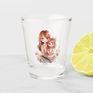 Adorable Mum and Daughter Bond Shot Glass